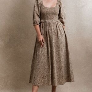 NWT Neuflora capetown brown floral dress